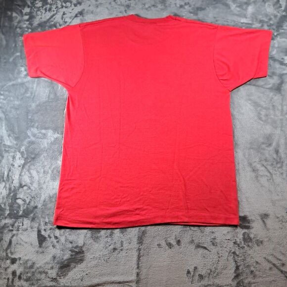 NC State Wolfpack Vintage Red Single Stitch Screen Stars 3D Xl Tshirt - Picture 10 of 13